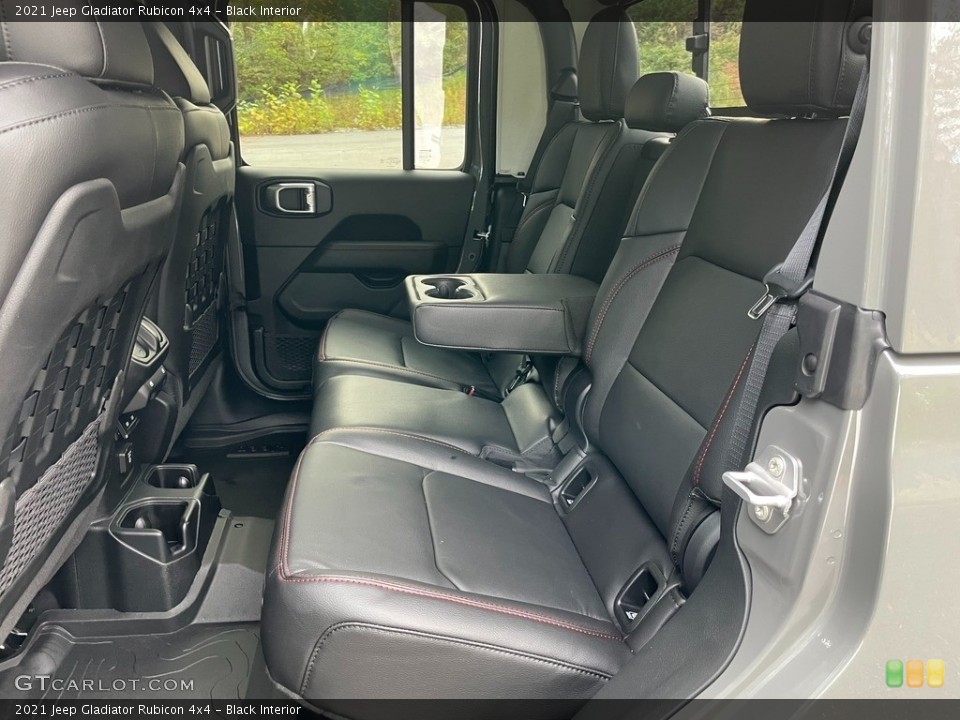 Black Interior Rear Seat for the 2021 Jeep Gladiator Rubicon 4x4 #140157024