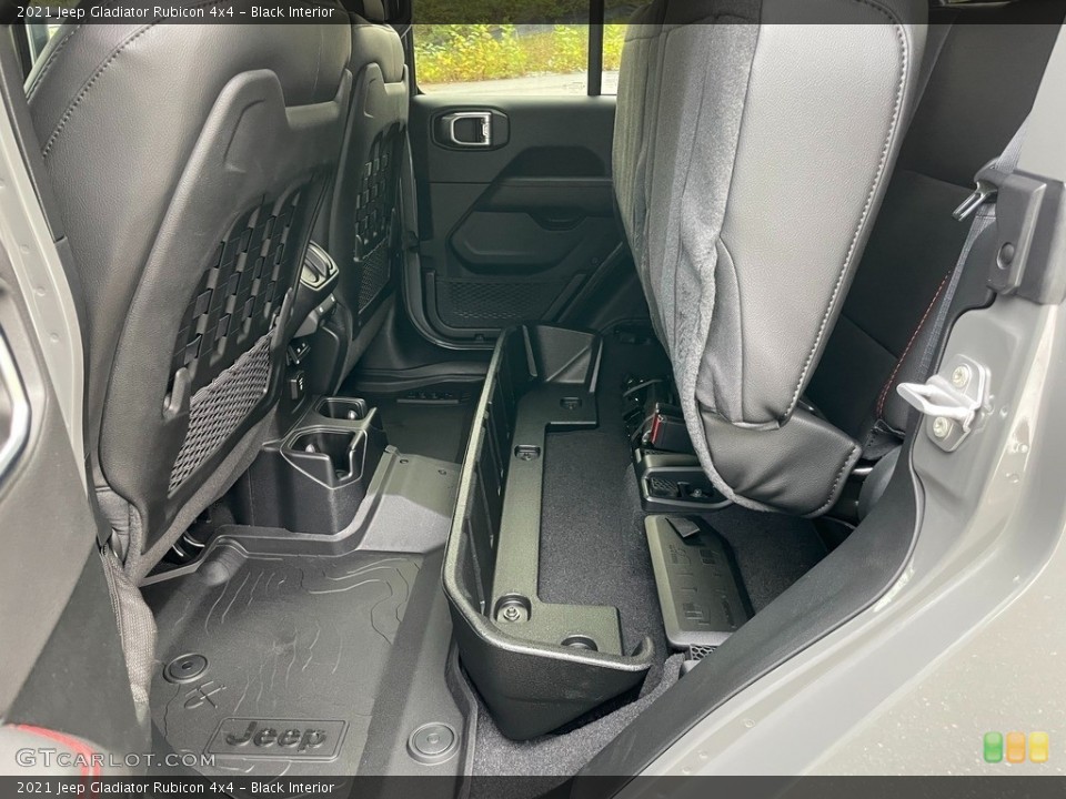 Black Interior Rear Seat for the 2021 Jeep Gladiator Rubicon 4x4 #140157048