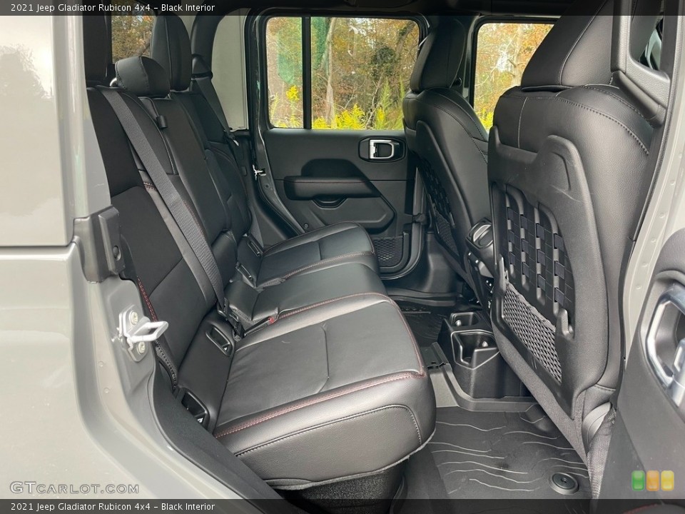 Black Interior Rear Seat for the 2021 Jeep Gladiator Rubicon 4x4 #140157078