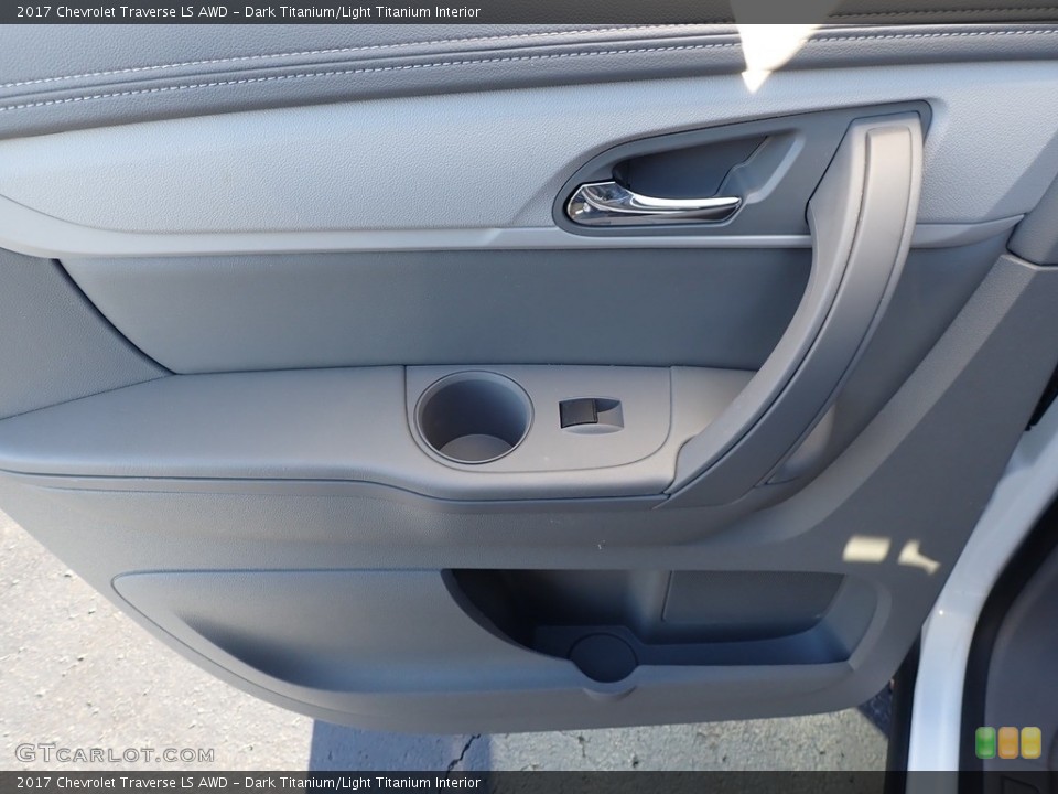 Dark Titanium/Light Titanium Interior Door Panel for the 2017 Chevrolet Traverse LS AWD #140157132