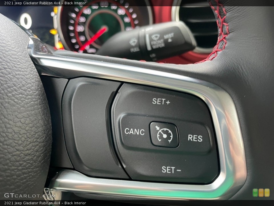 Black Interior Steering Wheel for the 2021 Jeep Gladiator Rubicon 4x4 #140157183