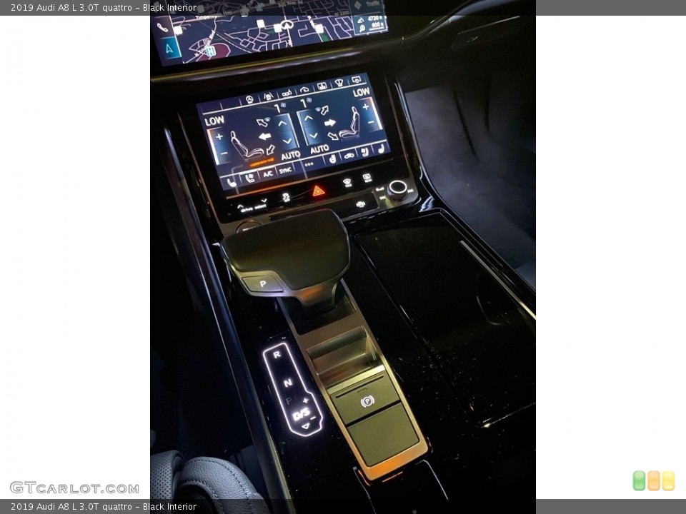 Black Interior Controls for the 2019 Audi A8 L 3.0T quattro #140157540