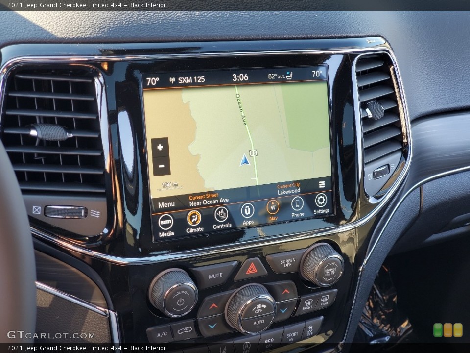 Black Interior Navigation for the 2021 Jeep Grand Cherokee Limited 4x4 #140157582