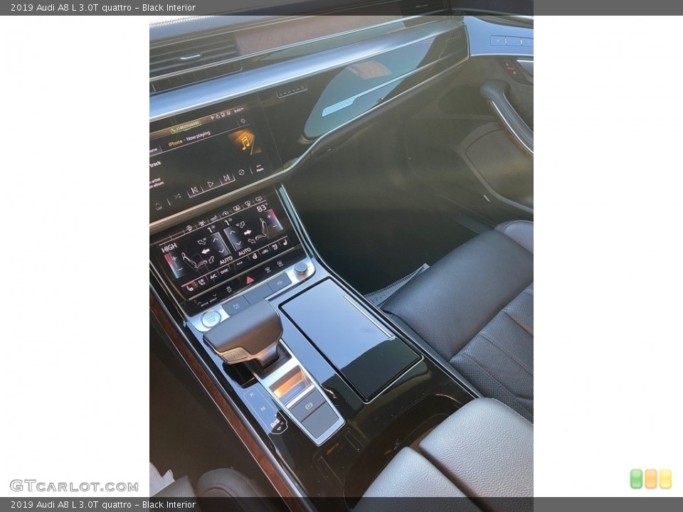 Black Interior Controls for the 2019 Audi A8 L 3.0T quattro #140157687