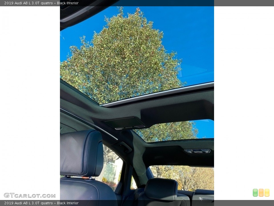 Black Interior Sunroof for the 2019 Audi A8 L 3.0T quattro #140157708