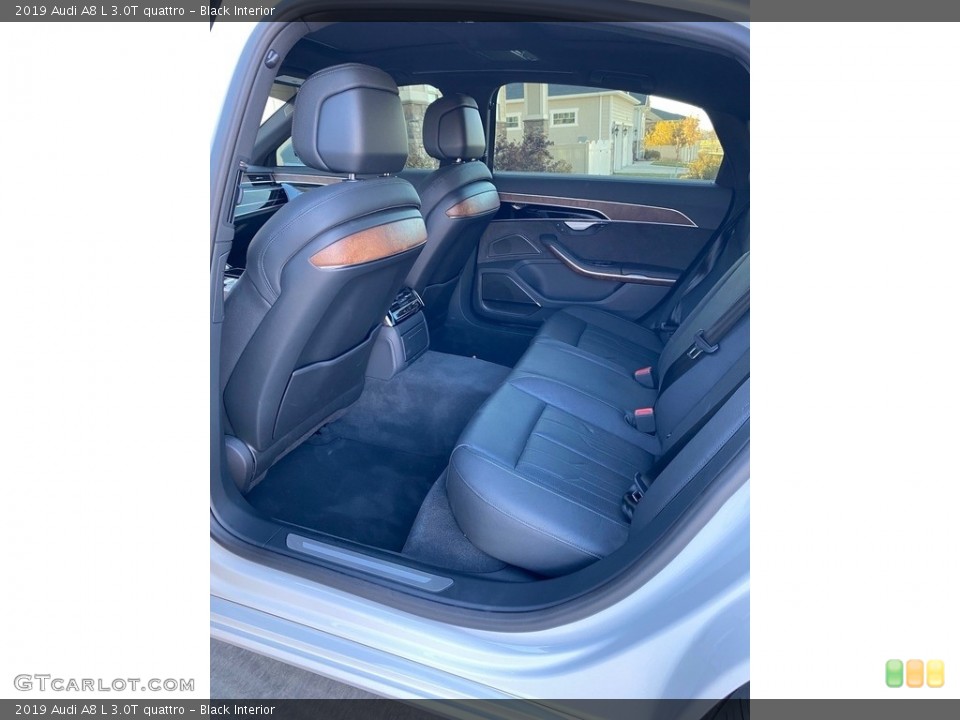 Black Interior Rear Seat for the 2019 Audi A8 L 3.0T quattro #140157774
