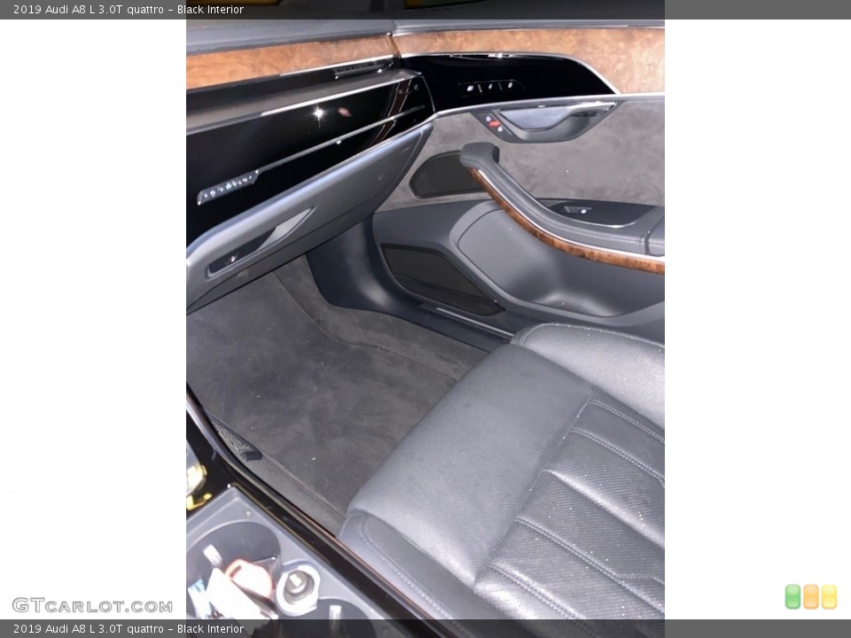 Black Interior Front Seat for the 2019 Audi A8 L 3.0T quattro #140157810