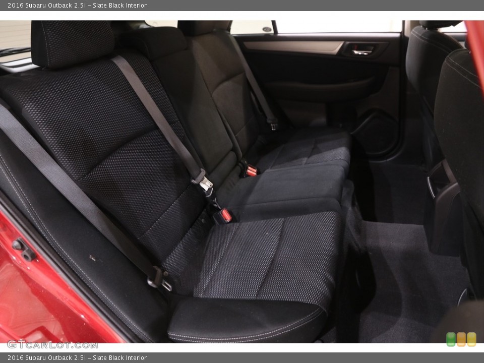 Slate Black Interior Rear Seat for the 2016 Subaru Outback 2.5i #140158935