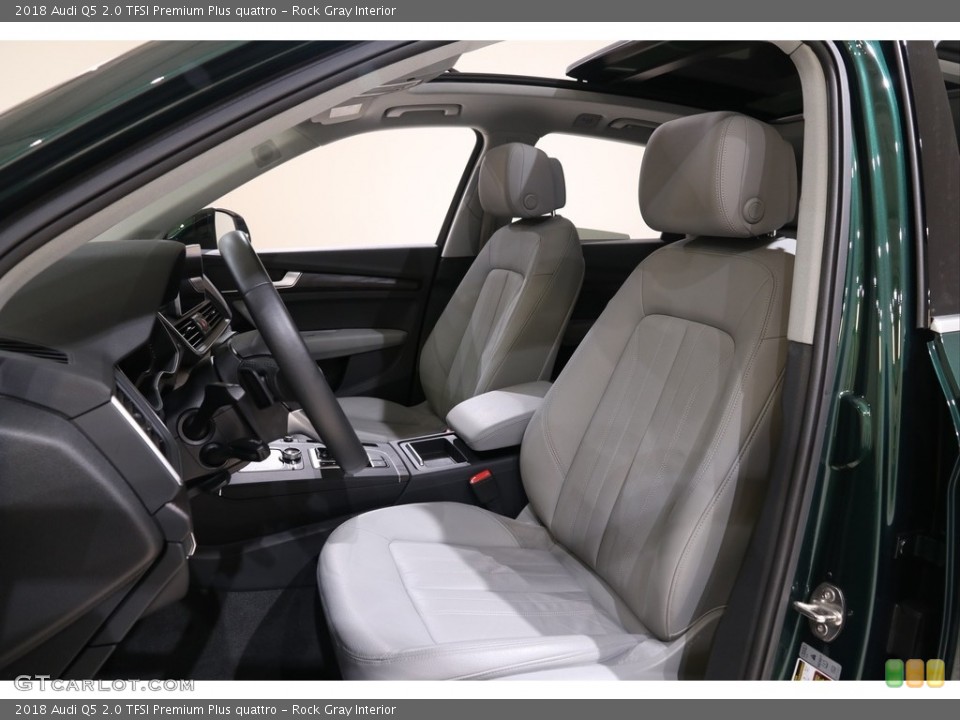 Rock Gray Interior Front Seat for the 2018 Audi Q5 2.0 TFSI Premium Plus quattro #140163557
