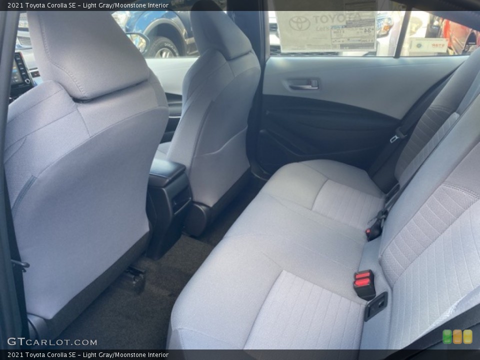 Light Gray/Moonstone Interior Rear Seat for the 2021 Toyota Corolla SE #140165493