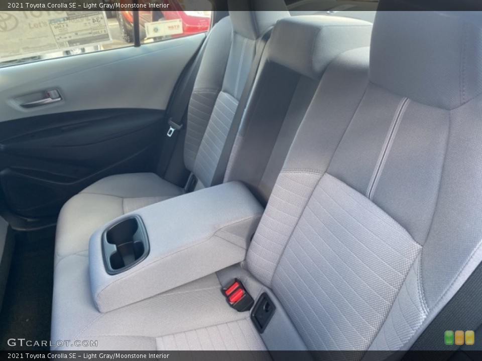 Light Gray/Moonstone Interior Rear Seat for the 2021 Toyota Corolla SE #140165514