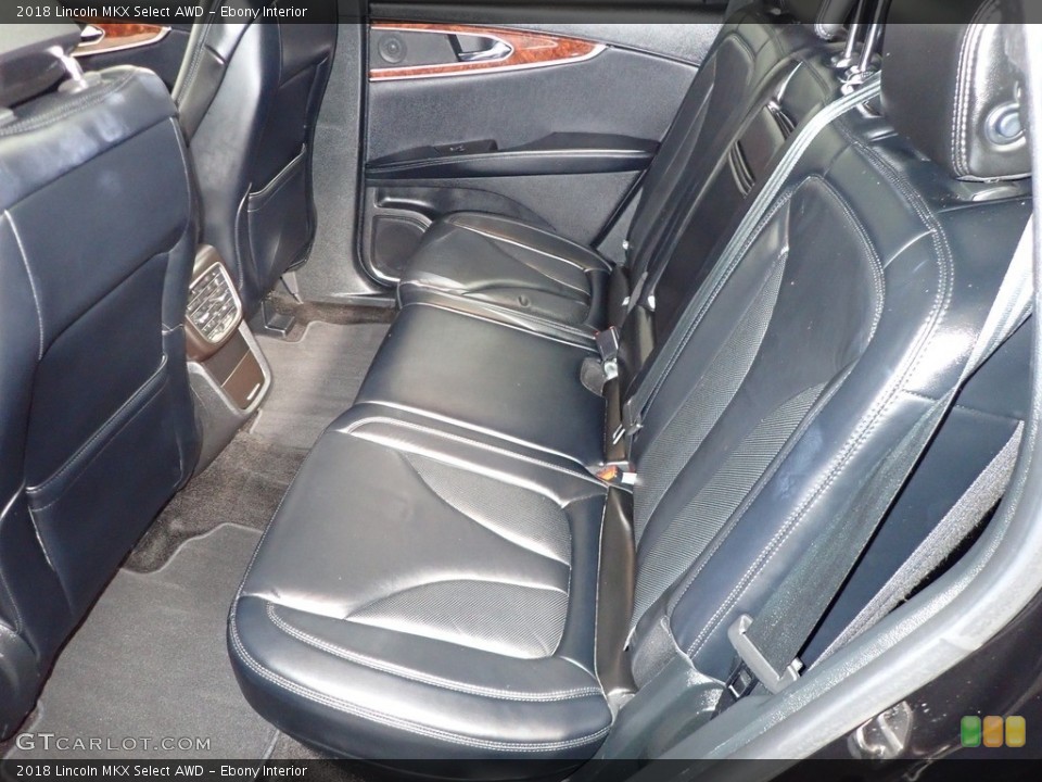 Ebony Interior Rear Seat for the 2018 Lincoln MKX Select AWD #140168411