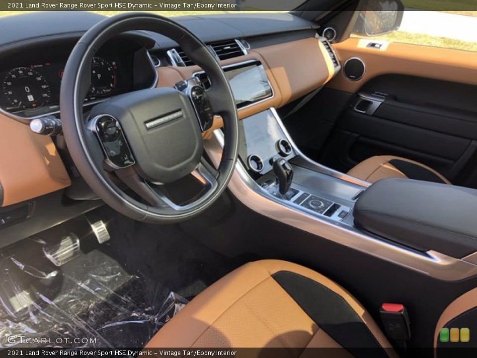 Vintage Tan/Ebony Interior Photo for the 2021 Land Rover Range Rover Sport HSE Dynamic #140169573