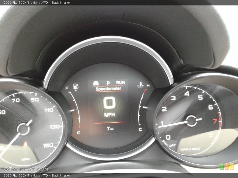 Black Interior Gauges for the 2020 Fiat 500X Trekking AWD #140169822
