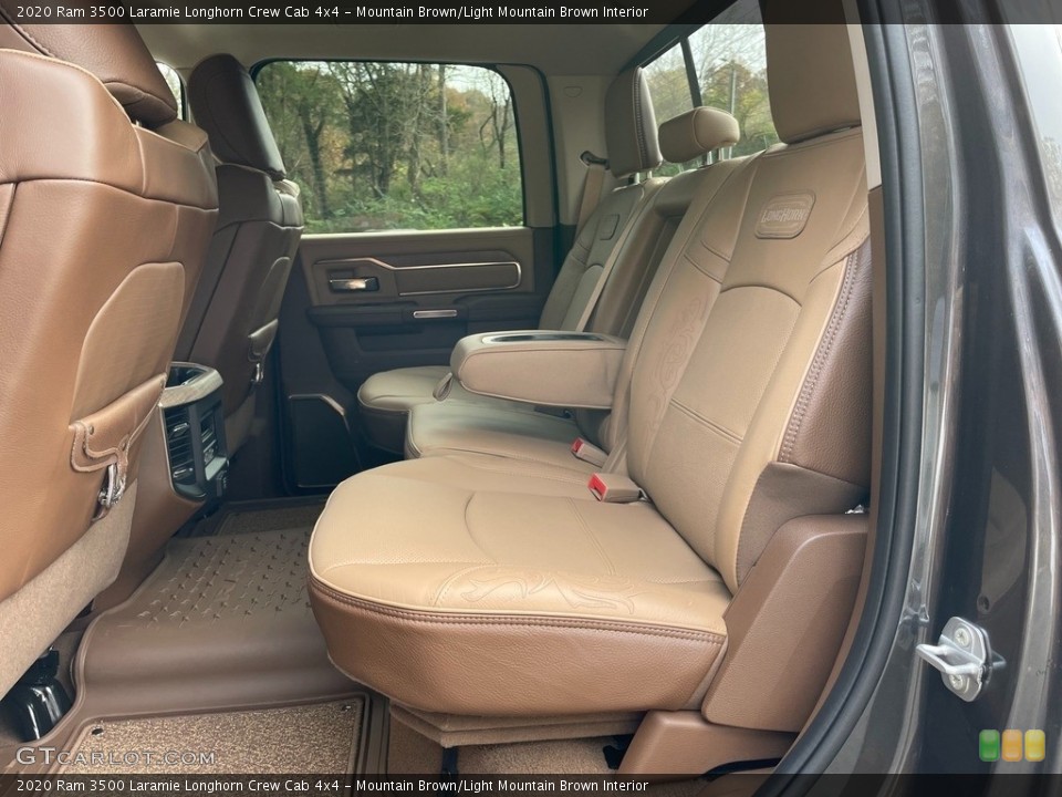 Mountain Brown/Light Mountain Brown Interior Rear Seat for the 2020 Ram 3500 Laramie Longhorn Crew Cab 4x4 #140171961
