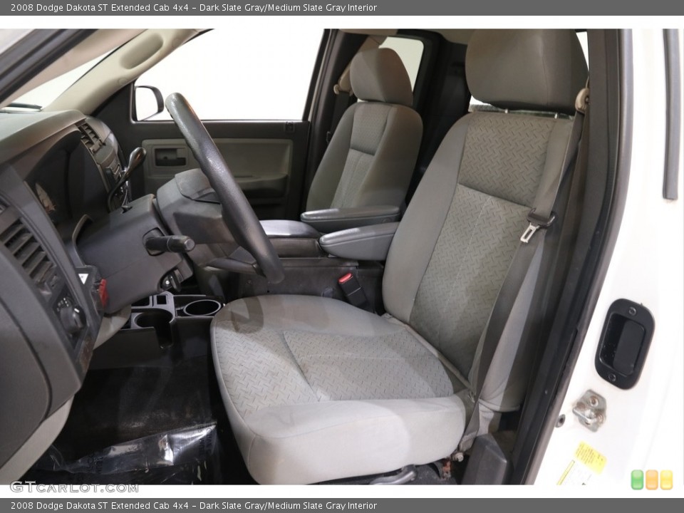 Dark Slate Gray/Medium Slate Gray Interior Front Seat for the 2008 Dodge Dakota ST Extended Cab 4x4 #140173032