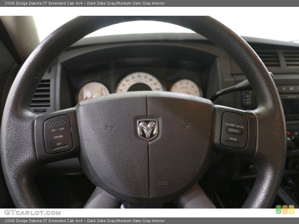 Dark Slate Gray/Medium Slate Gray Interior Steering Wheel for the 2008 Dodge Dakota ST Extended Cab 4x4 #140173044