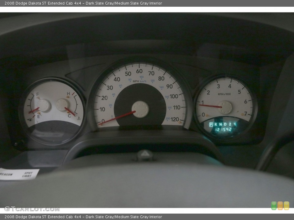 Dark Slate Gray/Medium Slate Gray Interior Gauges for the 2008 Dodge Dakota ST Extended Cab 4x4 #140173065