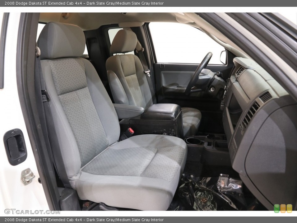 Dark Slate Gray/Medium Slate Gray Interior Front Seat for the 2008 Dodge Dakota ST Extended Cab 4x4 #140173299