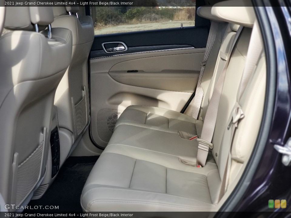 Light Frost Beige/Black Interior Rear Seat for the 2021 Jeep Grand Cherokee Limited 4x4 #140173599