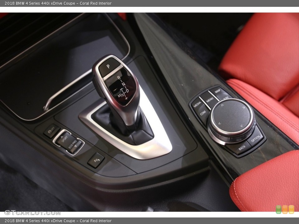 Coral Red Interior Transmission for the 2018 BMW 4 Series 440i xDrive Coupe #140174712