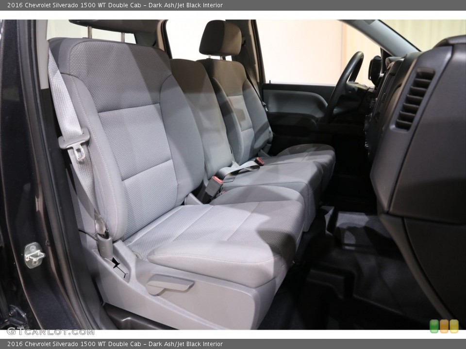 Dark Ash/Jet Black Interior Front Seat for the 2016 Chevrolet Silverado 1500 WT Double Cab #140175637