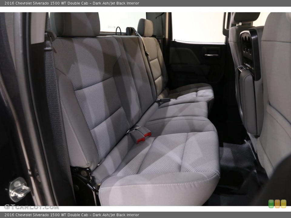Dark Ash/Jet Black Interior Rear Seat for the 2016 Chevrolet Silverado 1500 WT Double Cab #140175653