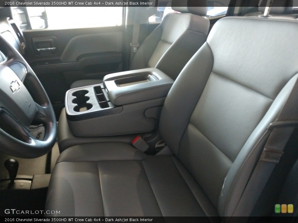 Dark Ash/Jet Black Interior Front Seat for the 2016 Chevrolet Silverado 3500HD WT Crew Cab 4x4 #140175733