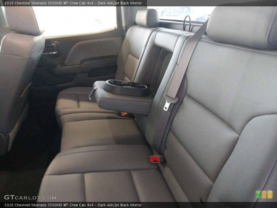 Dark Ash/Jet Black Interior Rear Seat for the 2016 Chevrolet Silverado 3500HD WT Crew Cab 4x4 #140175794