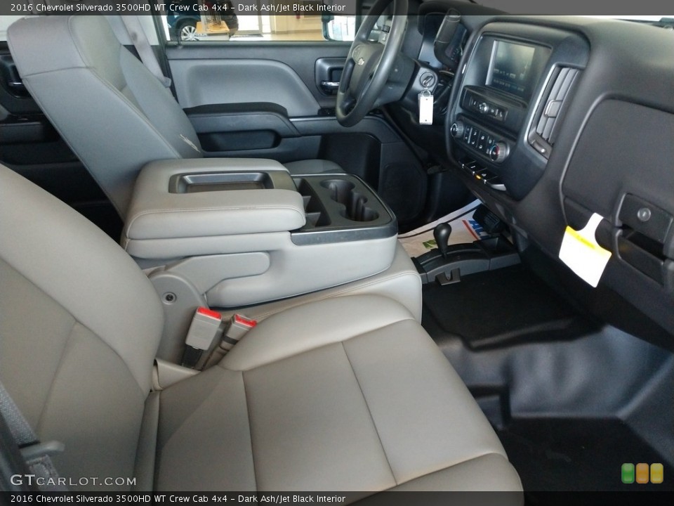 Dark Ash/Jet Black Interior Front Seat for the 2016 Chevrolet Silverado 3500HD WT Crew Cab 4x4 #140175869