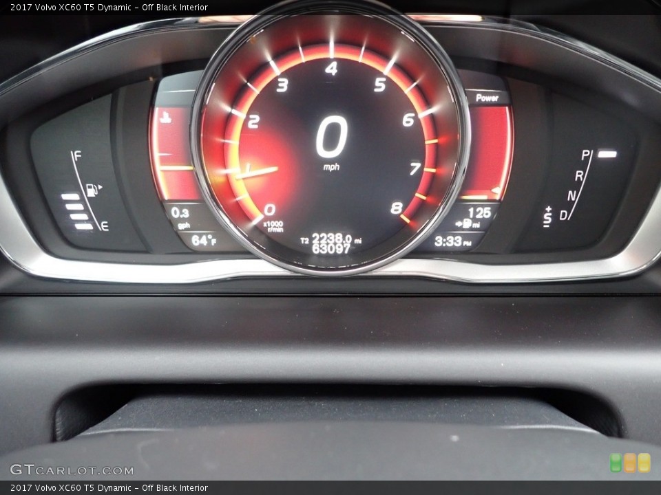 Off Black Interior Gauges for the 2017 Volvo XC60 T5 Dynamic #140175962