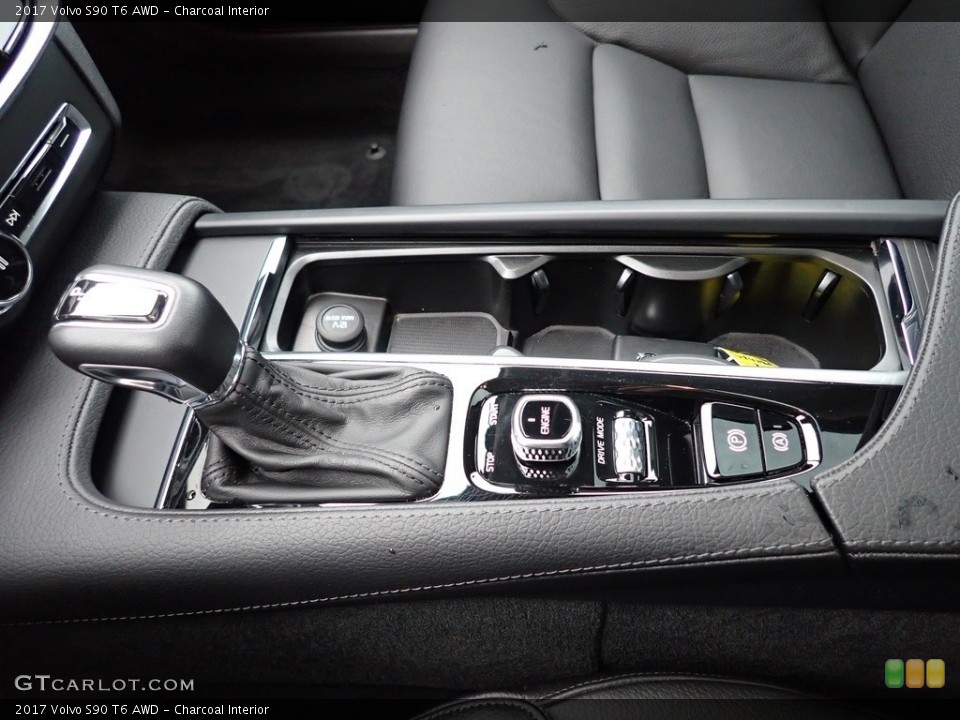 Charcoal Interior Transmission for the 2017 Volvo S90 T6 AWD #140177183