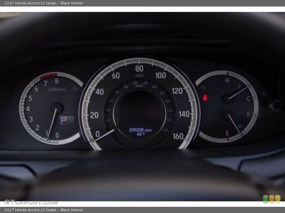 Black Interior Gauges for the 2017 Honda Accord LX Sedan #140178377