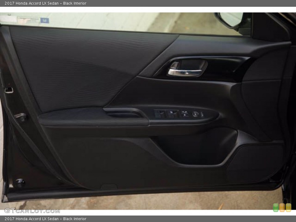 Black Interior Door Panel for the 2017 Honda Accord LX Sedan #140178393