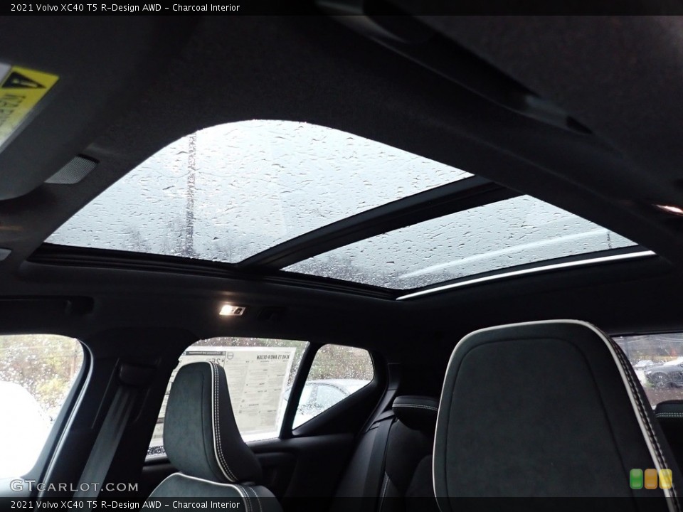 Charcoal Interior Sunroof for the 2021 Volvo XC40 T5 R-Design AWD #140179508