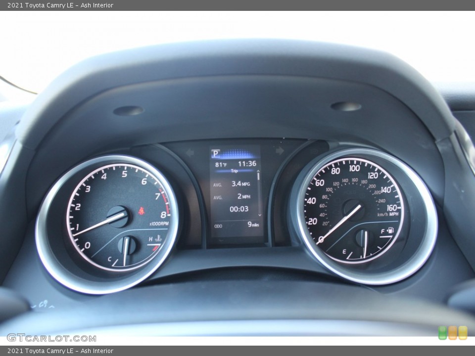 Ash Interior Gauges for the 2021 Toyota Camry LE #140180459