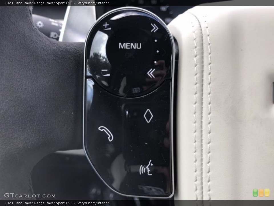 Ivory/Ebony Interior Steering Wheel for the 2021 Land Rover Range Rover Sport HST #140183495