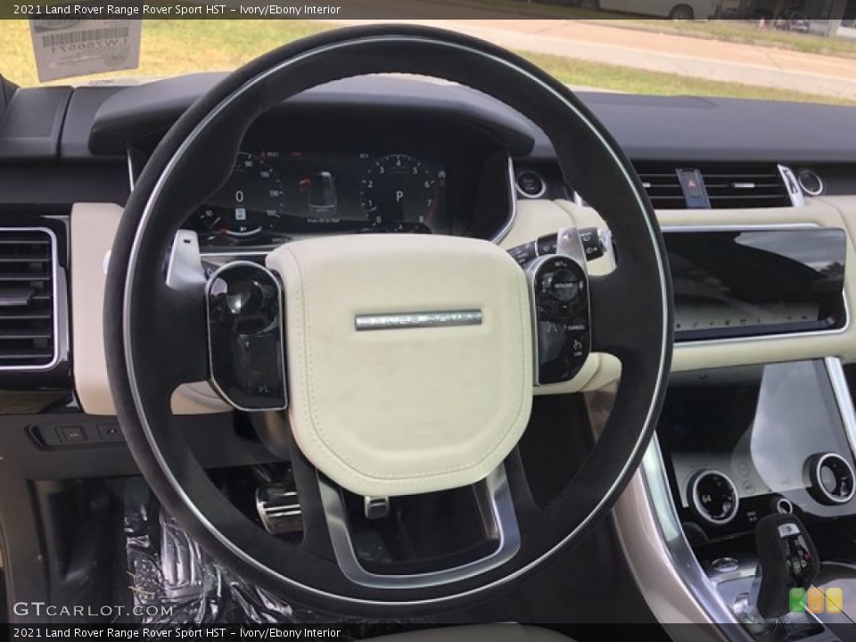 Ivory/Ebony Interior Steering Wheel for the 2021 Land Rover Range Rover Sport HST #140183528