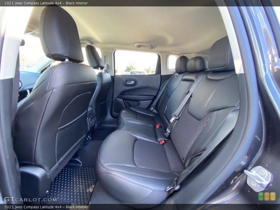 Black Interior Rear Seat for the 2021 Jeep Compass Latitude 4x4 #140183897