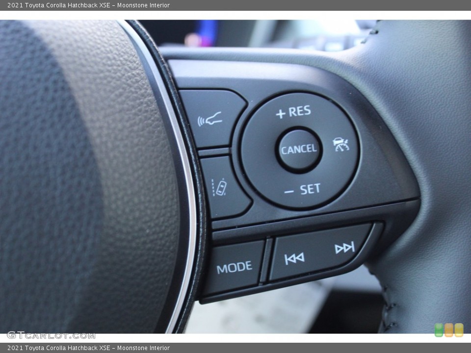 Moonstone Interior Steering Wheel for the 2021 Toyota Corolla Hatchback XSE #140184251