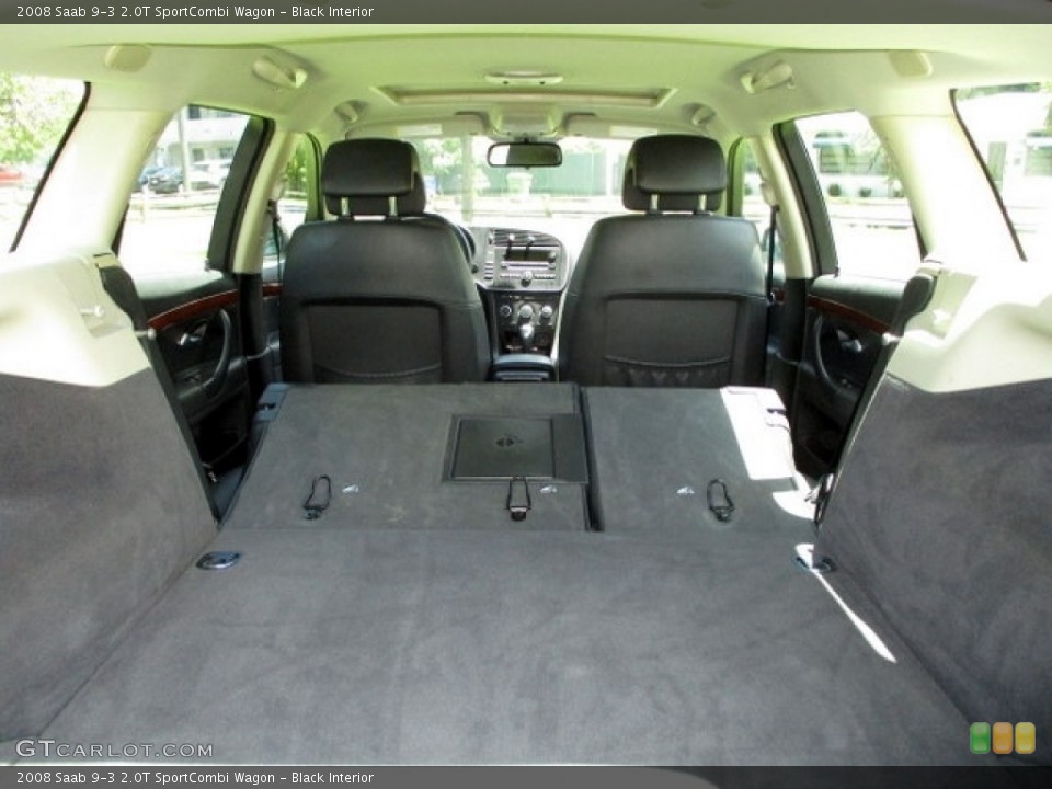 Black Interior Trunk for the 2008 Saab 9-3 2.0T SportCombi Wagon #140185565