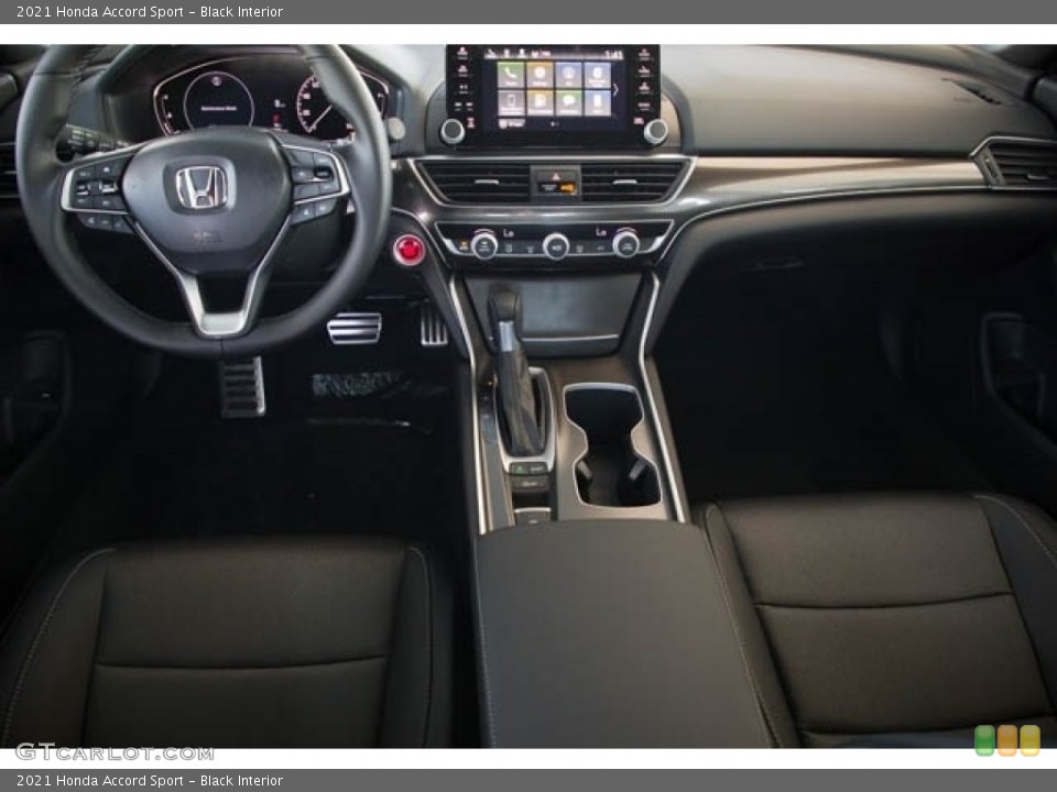 Black Interior Dashboard for the 2021 Honda Accord Sport #140185849