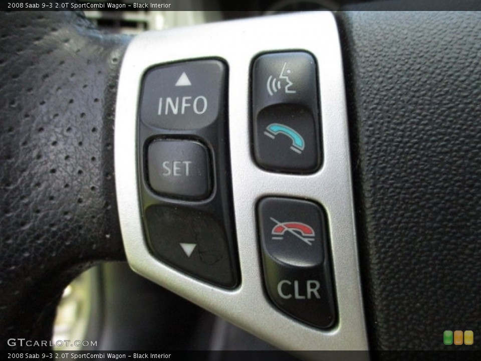 Black Interior Steering Wheel for the 2008 Saab 9-3 2.0T SportCombi Wagon #140186000