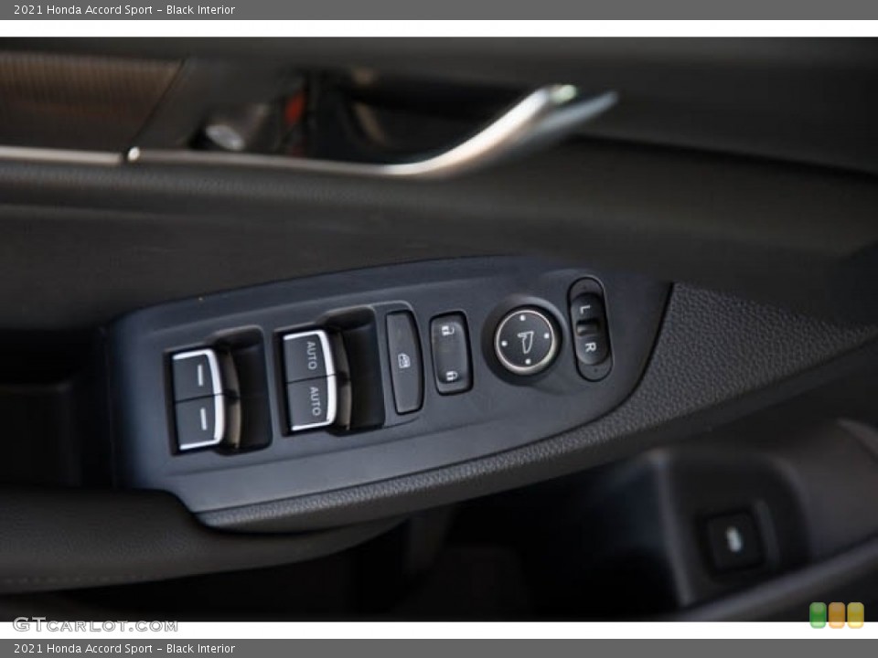 Black Interior Controls for the 2021 Honda Accord Sport #140186072