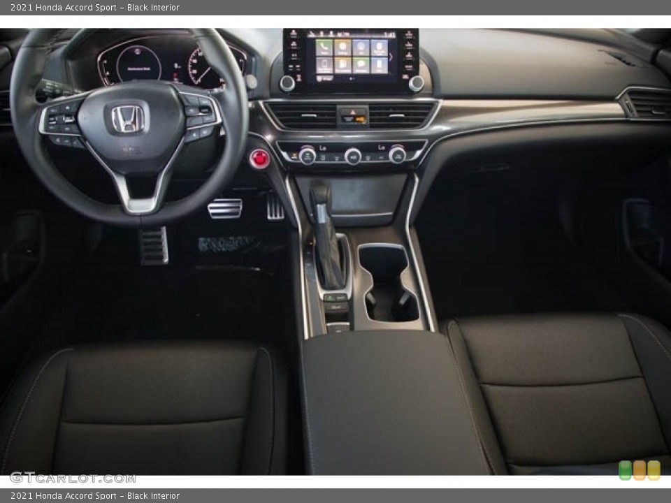Black Interior Dashboard for the 2021 Honda Accord Sport #140186399