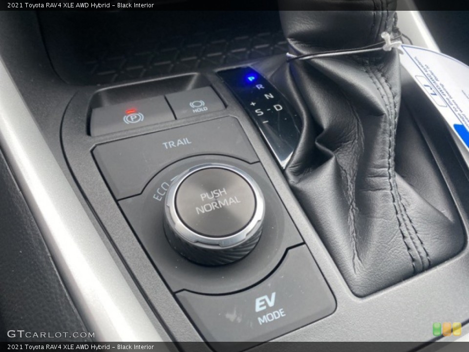 Black Interior Controls for the 2021 Toyota RAV4 XLE AWD Hybrid #140186705