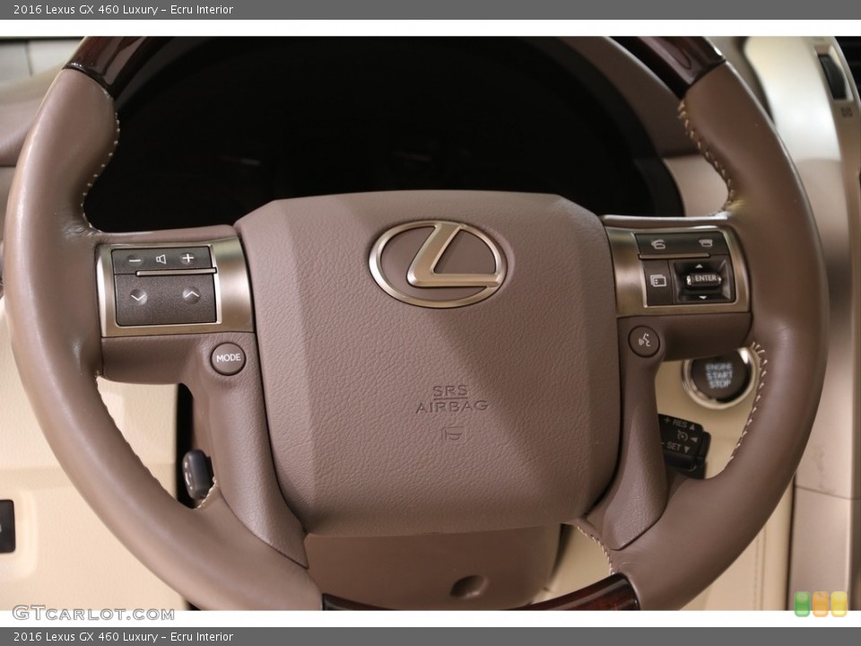 Ecru Interior Steering Wheel for the 2016 Lexus GX 460 Luxury #140189214