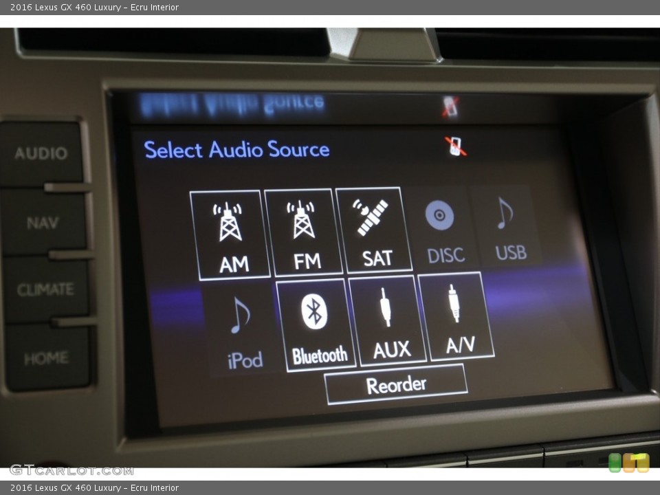 Ecru Interior Audio System for the 2016 Lexus GX 460 Luxury #140189376