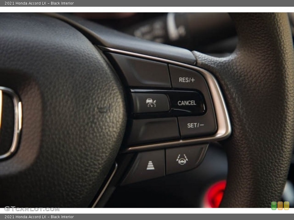 Black Interior Steering Wheel for the 2021 Honda Accord LX #140189427