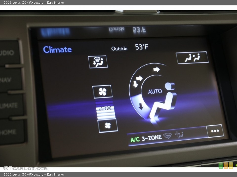 Ecru Interior Controls for the 2016 Lexus GX 460 Luxury #140189436